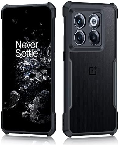 מקרה Xundd עבור OnePlus 10t 5G 2022 עם כיסוי מצלמה משולב, [טיפת ציון צבאי נבדק] רזה ברורה גב עם כיסוי מסגרת פגוש